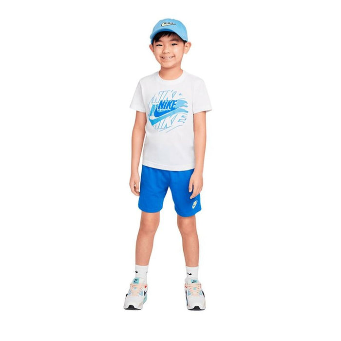 Спортен Комплект за Деца Nike Nkb B Nsw On The Move Jrsy Set Бял 2 Части