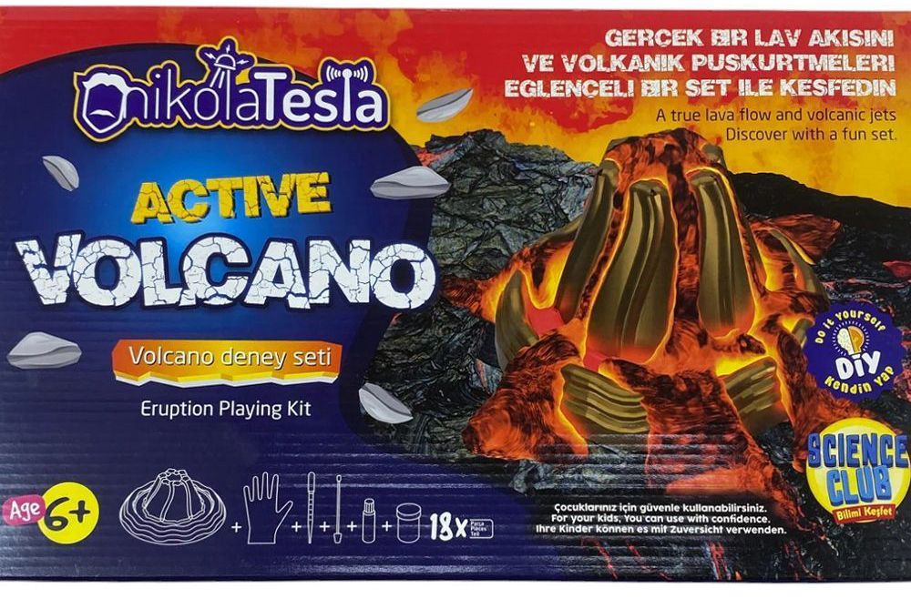 Научен комплект Nikola Tesla - Изригване на вулкан
