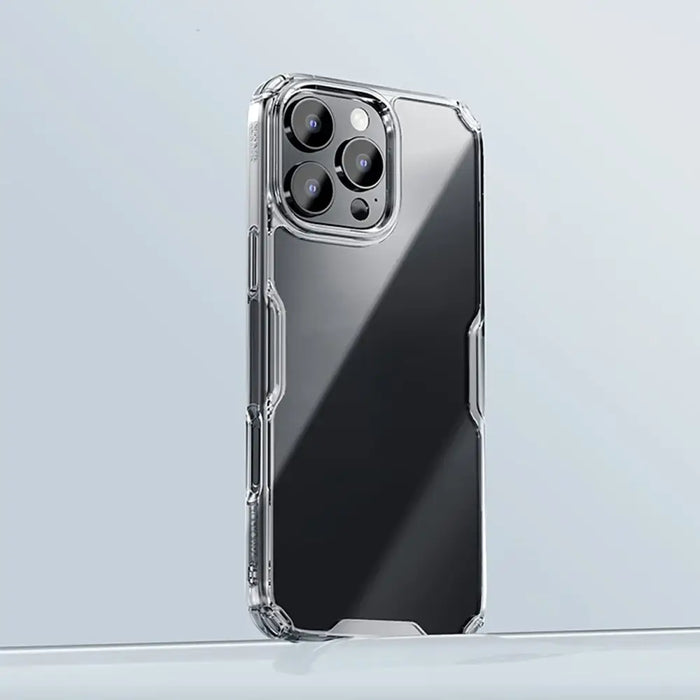 Nillkin Nature Pro Case за iPhone 16 Pro - прозрачен и бял