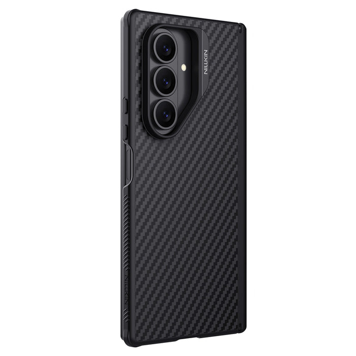 Nillkin Synthetic Fiber Pro Magnetic Case за Samsung Galaxy Z Fold 7, съвместим с MagSafe - черен