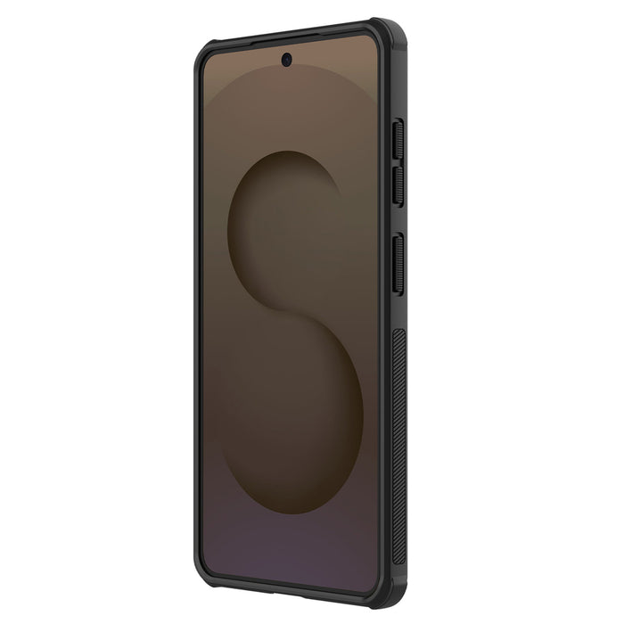 Nillkin Super Frosted Shield Pro Магнитен Калъф, Съвместим с MagSafe за Samsung Galaxy S26 - Черен
