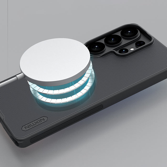 Nillkin Super Frosted Shield Pro Магнитен Калъф, Съвместим с MagSafe за Samsung Galaxy S26 Ultra - Черен