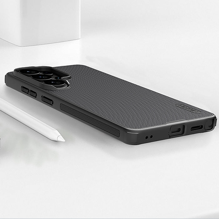 Nillkin Super Frosted Shield Pro Магнитен Калъф, Съвместим с MagSafe за Samsung Galaxy S26 Ultra - Черен