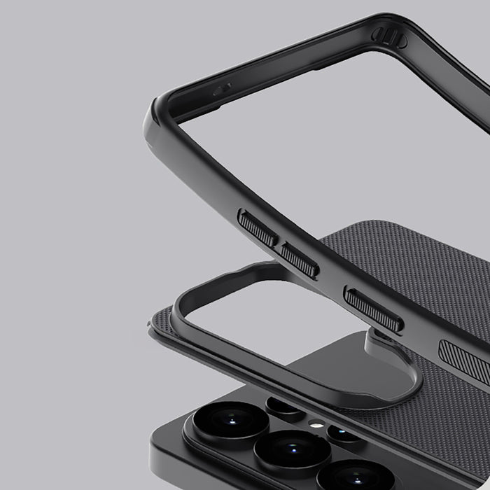 Nillkin Super Frosted Shield Pro Магнитен Калъф, Съвместим с MagSafe за Samsung Galaxy S26 Ultra - Черен