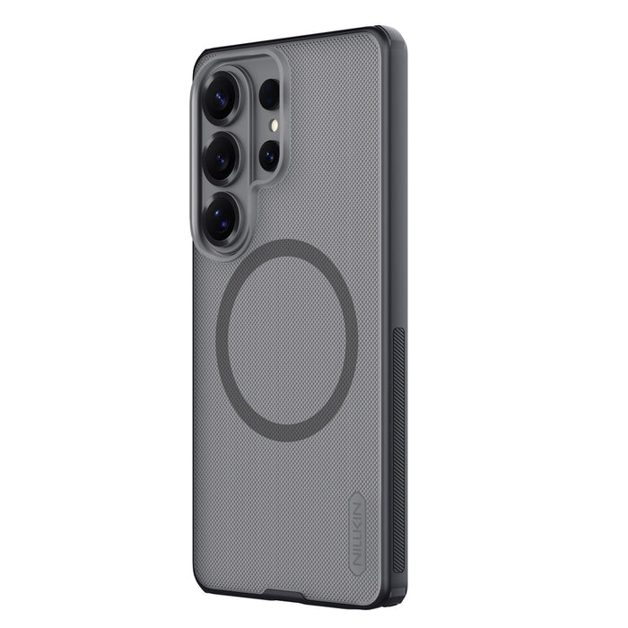 Nillkin Super Frosted Shield Pro Магнитен Калъф, Съвместим с MagSafe за Samsung Galaxy S26 Ultra - Прозрачен Черен