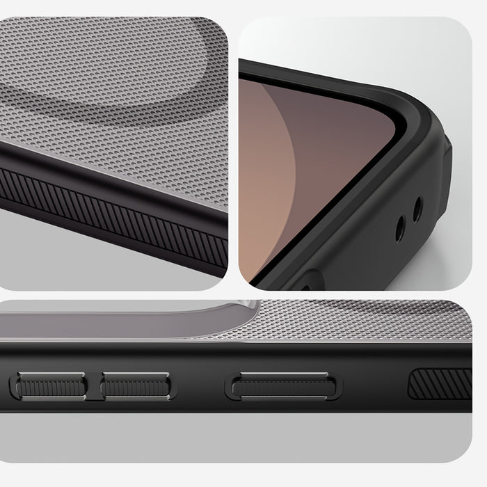 Nillkin Super Frosted Shield Pro Магнитен Калъф, Съвместим с MagSafe за Samsung Galaxy S26 Ultra - Прозрачен Черен