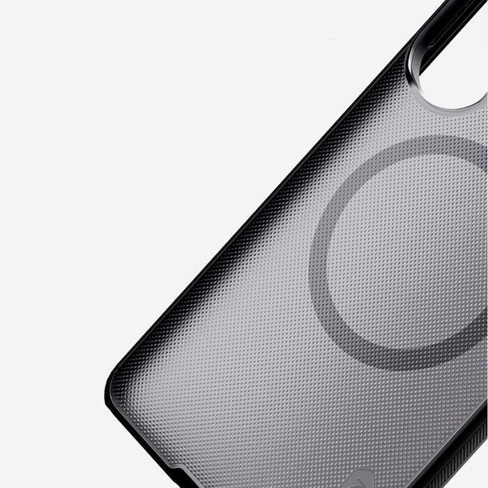 Nillkin Super Frosted Shield Pro Магнитен Калъф, Съвместим с MagSafe за Samsung Galaxy S26 Ultra - Прозрачен Черен
