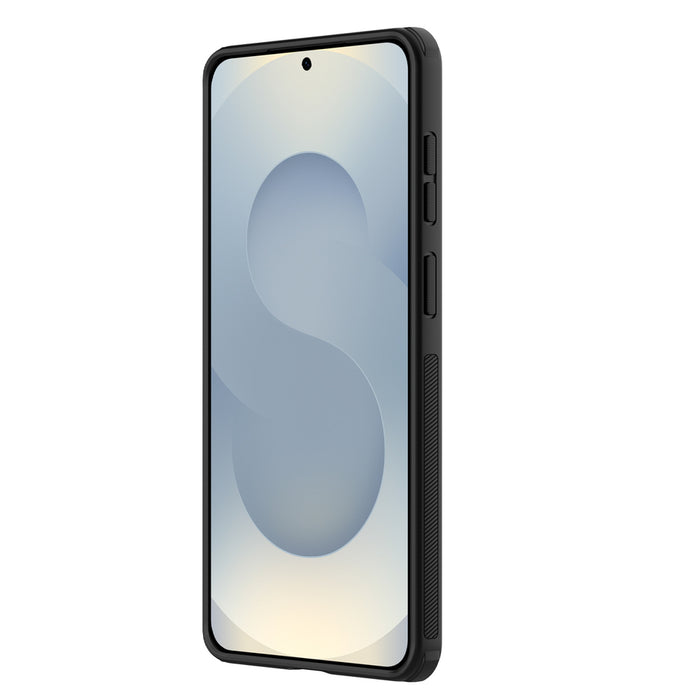 Nillkin Super Frosted Shield Pro Магнитен Калъф, Съвместим с MagSafe за Samsung Galaxy S26+ - Прозрачен Черен