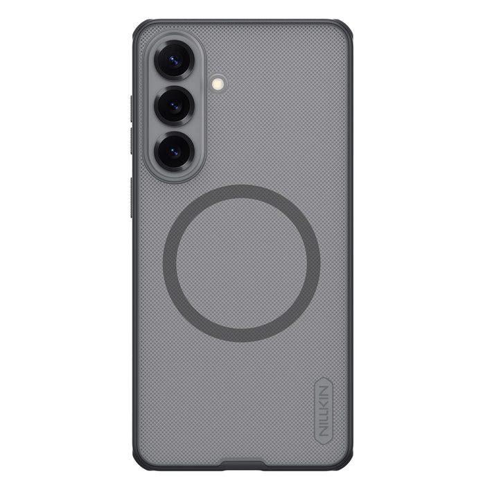 Nillkin Super Frosted Shield Pro Магнитен Калъф, Съвместим с MagSafe за Samsung Galaxy S26+ - Прозрачен Черен
