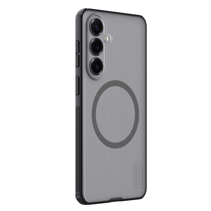 Nillkin Super Frosted Shield Pro Магнитен Калъф, Съвместим с MagSafe за Samsung Galaxy S26+ - Прозрачен Черен