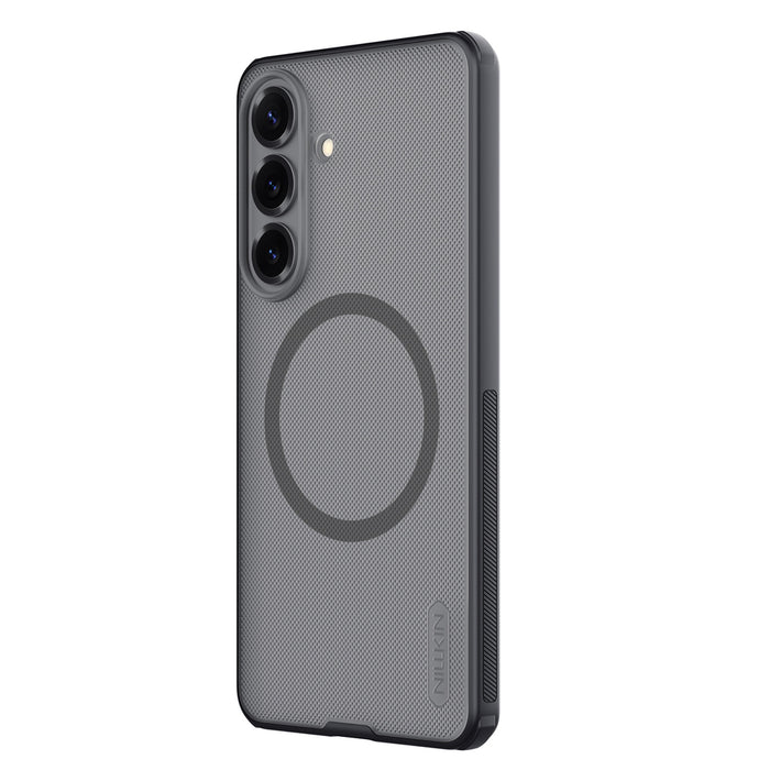 Nillkin Super Frosted Shield Pro Магнитен Калъф, Съвместим с MagSafe за Samsung Galaxy S26+ - Прозрачен Черен