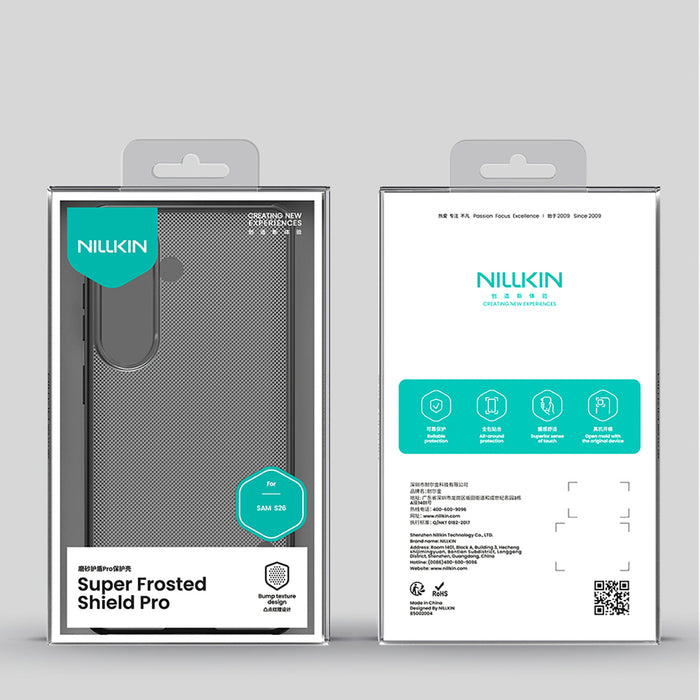 Калъф Nillkin Super Frosted Shield Pro за Samsung Galaxy S26+ - прозрачен черен