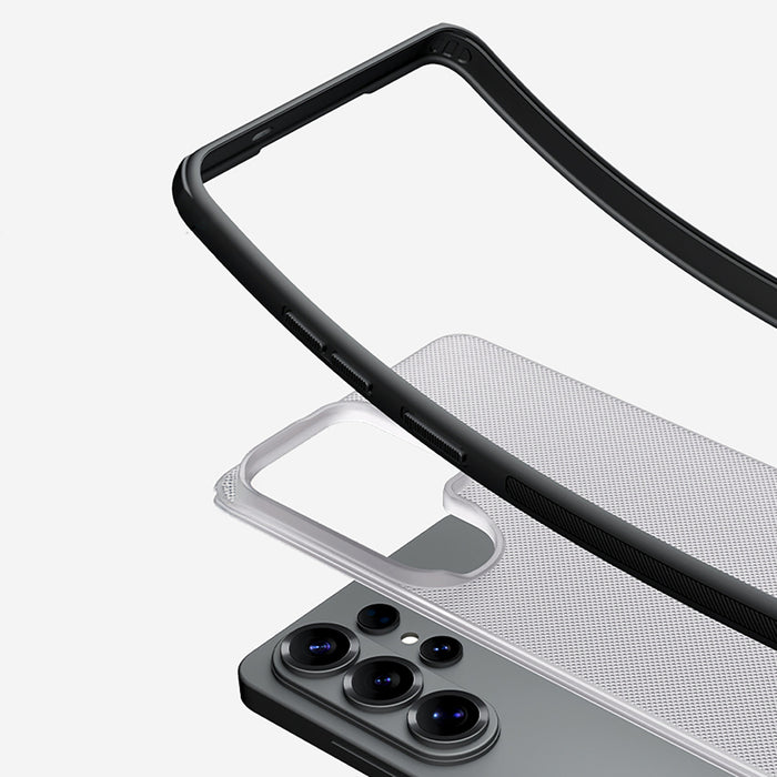 Калъф Nillkin Super Frosted Shield Pro за Samsung Galaxy S26 - прозрачен черен