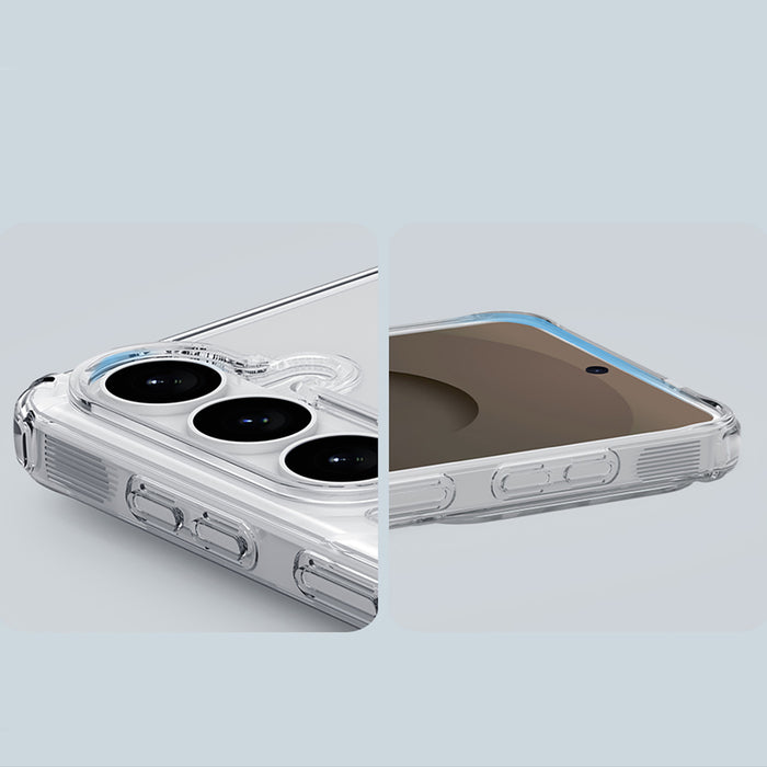 Nillkin Nature TPU Pro калъф, съвместим с MagSafe за Samsung Galaxy S26 - бял