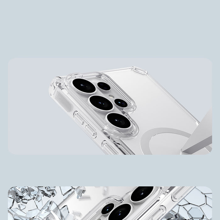 Nillkin Nature TPU Pro калъф, съвместим с MagSafe за Samsung Galaxy S26 Ultra - бял