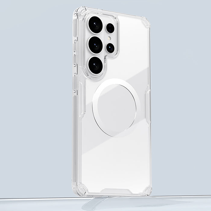 Nillkin Nature TPU Pro калъф, съвместим с MagSafe за Samsung Galaxy S26 Ultra - бял
