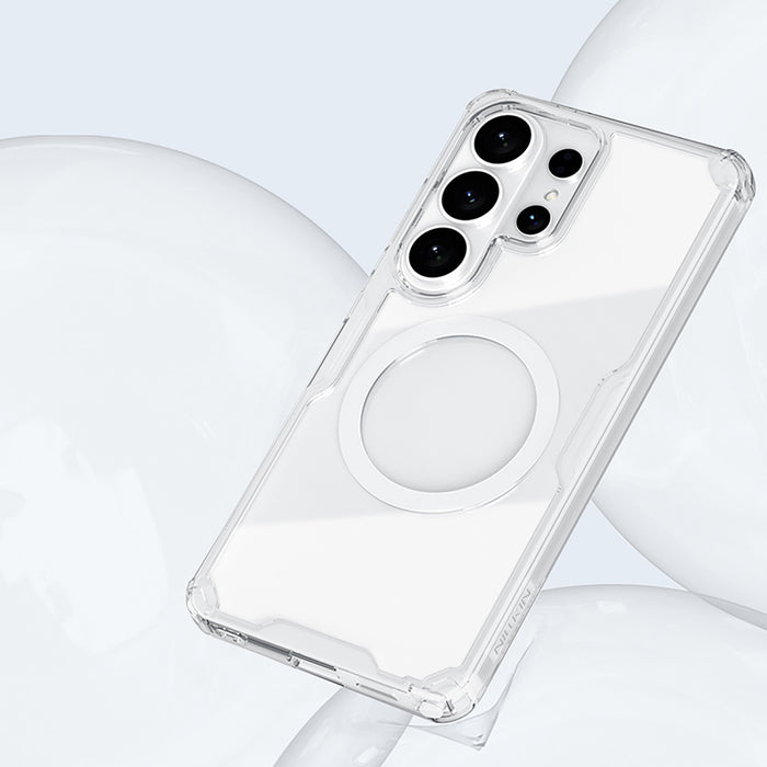 Nillkin Nature TPU Pro калъф, съвместим с MagSafe за Samsung Galaxy S26 Ultra - бял