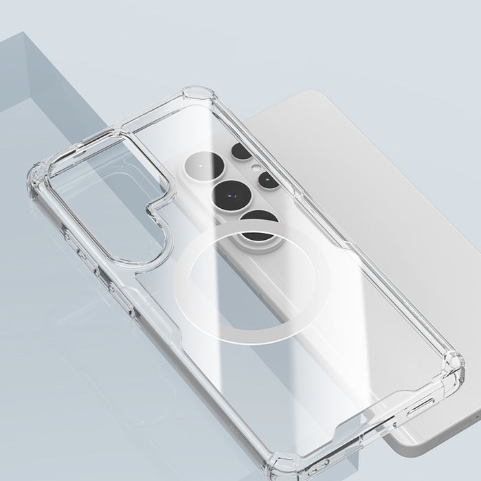 Nillkin Nature TPU Pro калъф, съвместим с MagSafe за Samsung Galaxy S26 Ultra - бял