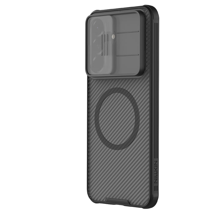 Nillkin CamShield Pro Магнитен калъф за Samsung Galaxy A57 5G - прозрачен черен
