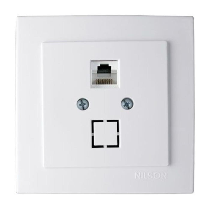 РОЗЕТКА ИНТЕРНЕТ RJ45 БЯЛ TOURAN