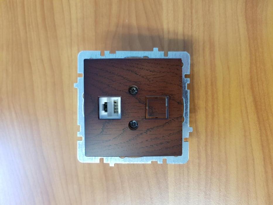 РОЗЕТКА ИНТЕРНЕТ RJ45 ОРЕХ TOURAN