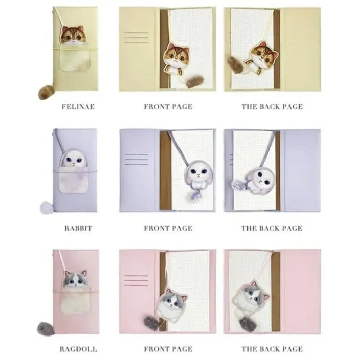 Nimmy Big Eyed Pet 2.0 Cat Бележник 2 в 1 + комплект