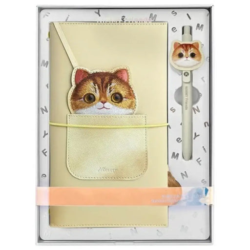 Nimmy Big Eyed Pet 2.0 Cat Бележник 2 в 1 + комплект