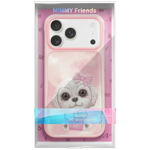 Nimmy Big Eyed Pet 2.0 Dog Case за iPhone 17 Pro Max - розов