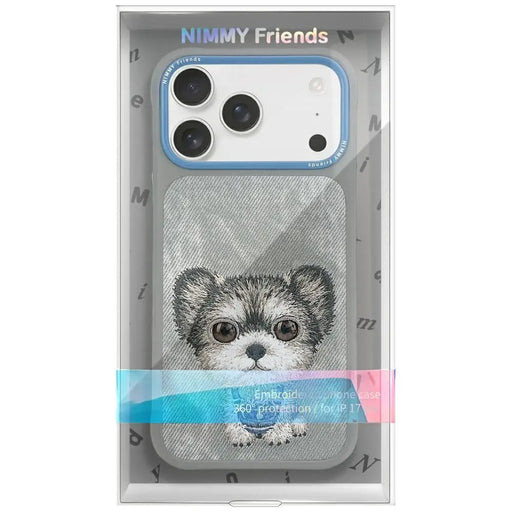 Nimmy Big Eyed Pet 2.0 Dog Case за iPhone 17 - сив
