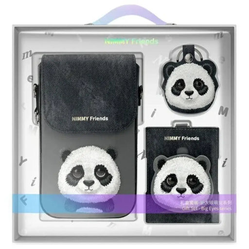 Nimmy Big Eyed Pet 2.0 Panda чанта за телефон 3 в 1