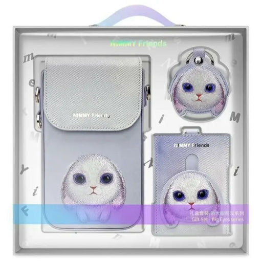 Nimmy Big Eyed Pet 2.0 Rabbit чанта за телефон 3 в 1
