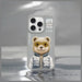 Nimmy Cool&Cute 2.0 Bear Case за iPhone 15 Pro - сив