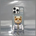 Nimmy Cool&Cute 2.0 Bear Case за iPhone 16 Pro Max - сив