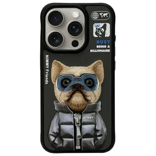 Nimmy Cool&Cute 2.0 Dog Case за iPhone 15 Pro Max - черен