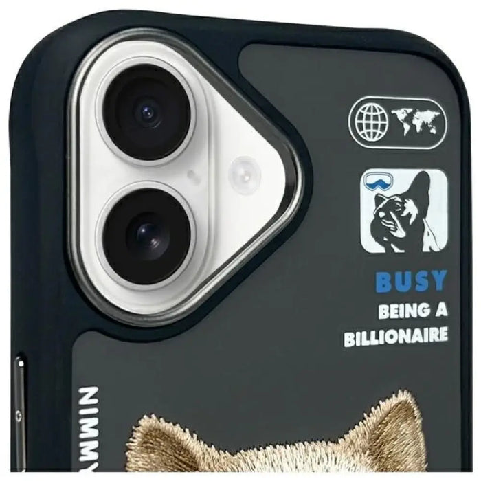 Nimmy Cool&Cute 2.0 Dog Case за iPhone 16 - черен