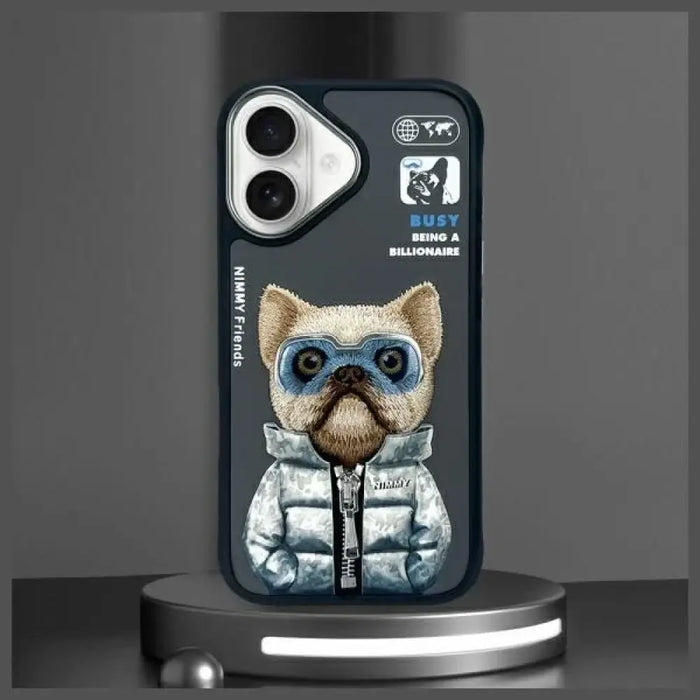Nimmy Cool&Cute 2.0 Dog Case за iPhone 16 - черен