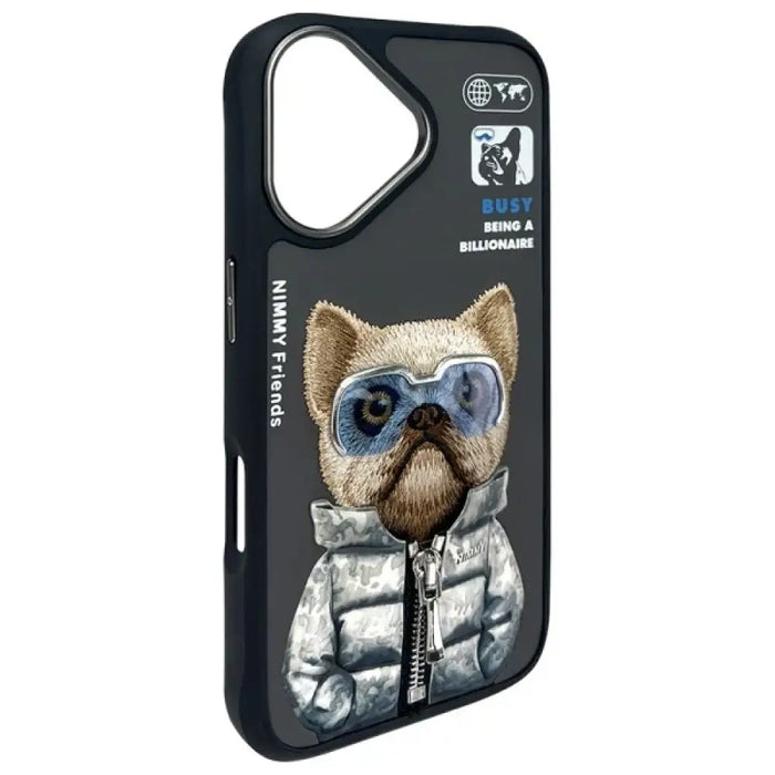 Nimmy Cool&Cute 2.0 Dog Case за iPhone 16 - черен