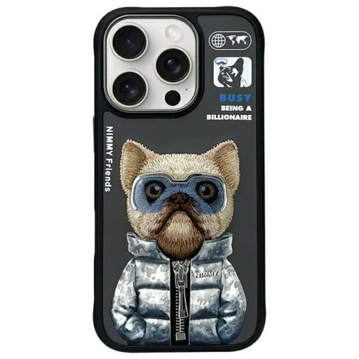 Nimmy Cool&Cute 2.0 Dog Case за iPhone 16 Pro - черен