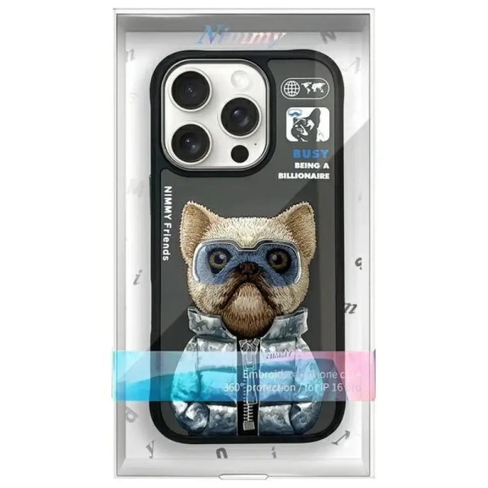 Nimmy Cool&Cute 2.0 Dog Case за iPhone 16 Pro Max - черен