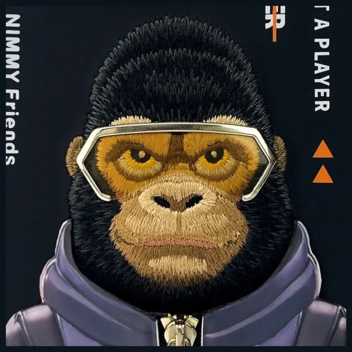 Nimmy Cool&Cute 2.0 Monkey Case за iPhone 15 Pro Max - черен