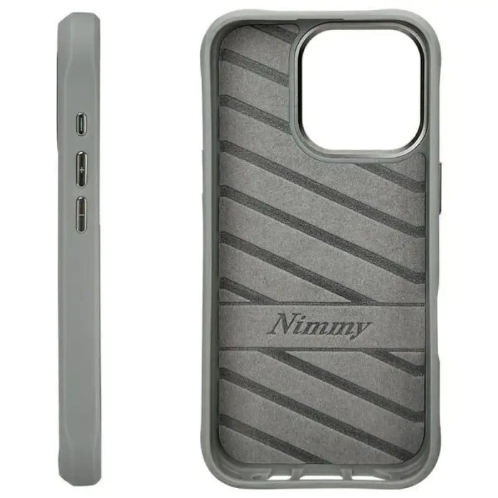 Nimmy Cool&Cute 2.0 Bear Case за iPhone 16 Pro Max - сив