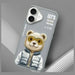 Nimmy Cool&Cute 2.0 Bear Case за iPhone 16 - сив