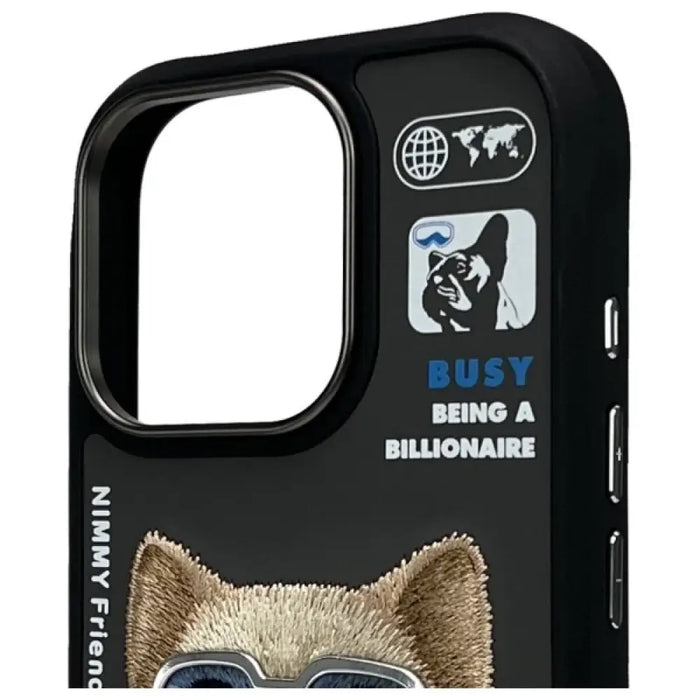 Nimmy Cool&Cute 2.0 Dog Case за iPhone 16 Pro Max - черен
