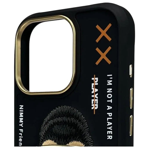 Nimmy Cool&Cute 2.0 Monkey Case за iPhone 16 Pro - черен