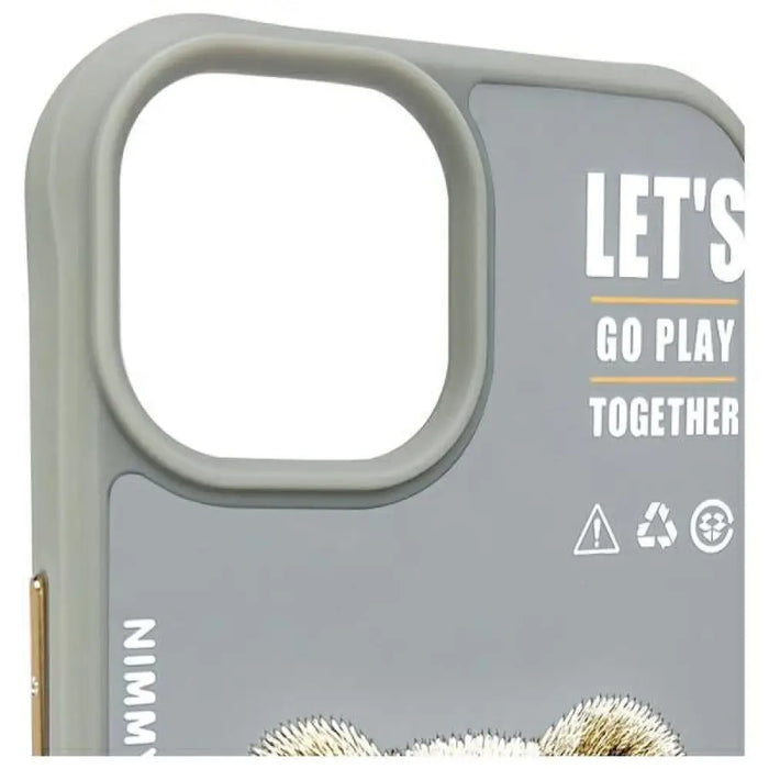 Nimmy Cool&Cute 2.0 Bear Case за iPhone 15 - сив