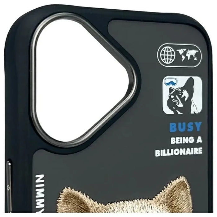 Nimmy Cool&Cute 2.0 Dog Case за iPhone 16 - черен