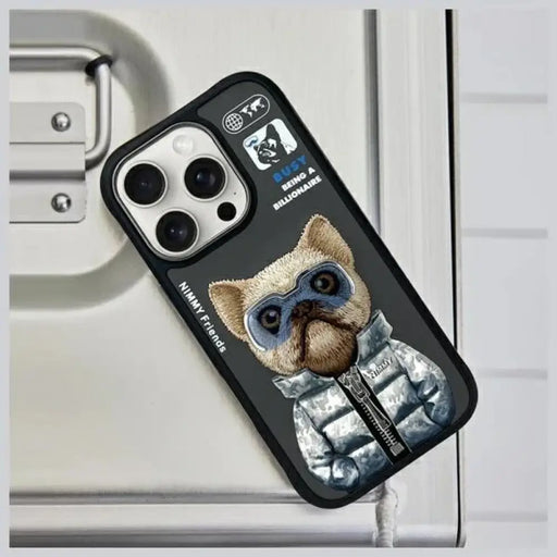 Nimmy Cool&Cute 2.0 Dog Case за iPhone 16 Pro - черен