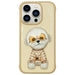 Nimmy Glasses Cool Case за iPhone 15 Pro - бежов