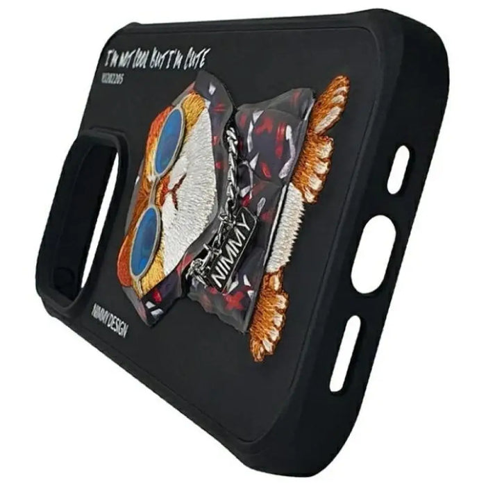 Nimmy Glasses Cool Cat Case за iPhone 15 Pro - черен