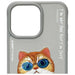 Nimmy Glasses Cool Cat Case за iPhone 15 Pro - сив